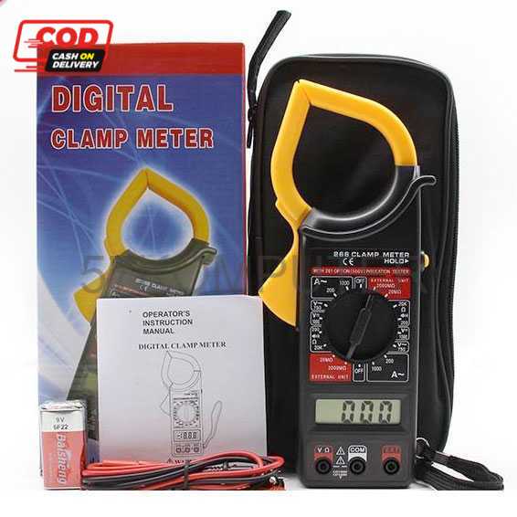 Tang Tester Multimeter Digital Clamp Multimeter Tang Ampere - DT266