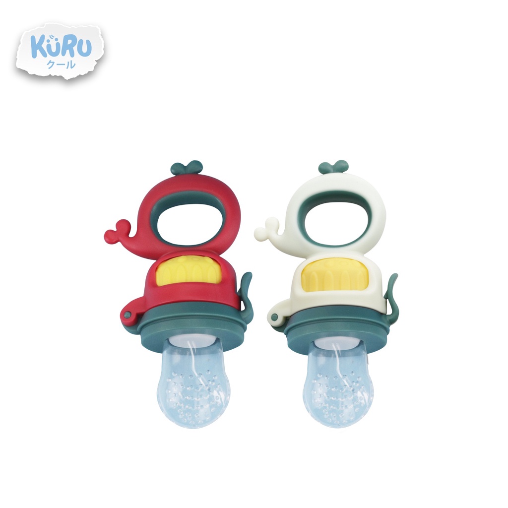 KURU Dot Empeng Bayi | Empeng Buah Sayur Putar | Baby Fruit Teether-1
