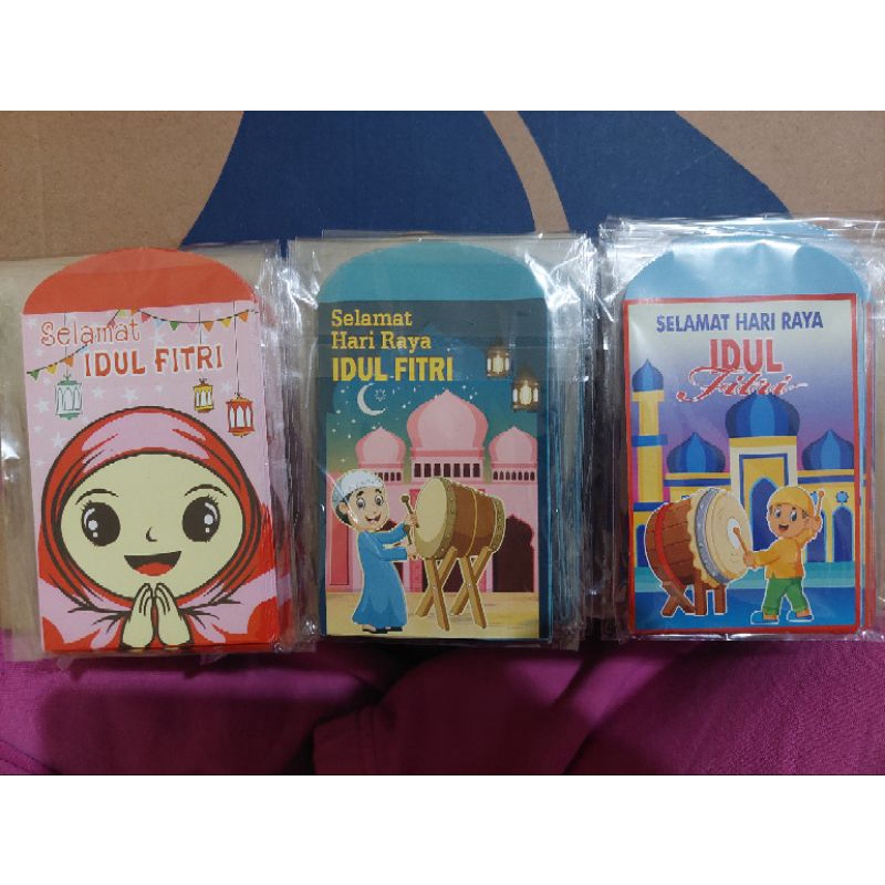 

amplop lebaran , ukuran sedang , isi 10 per pack