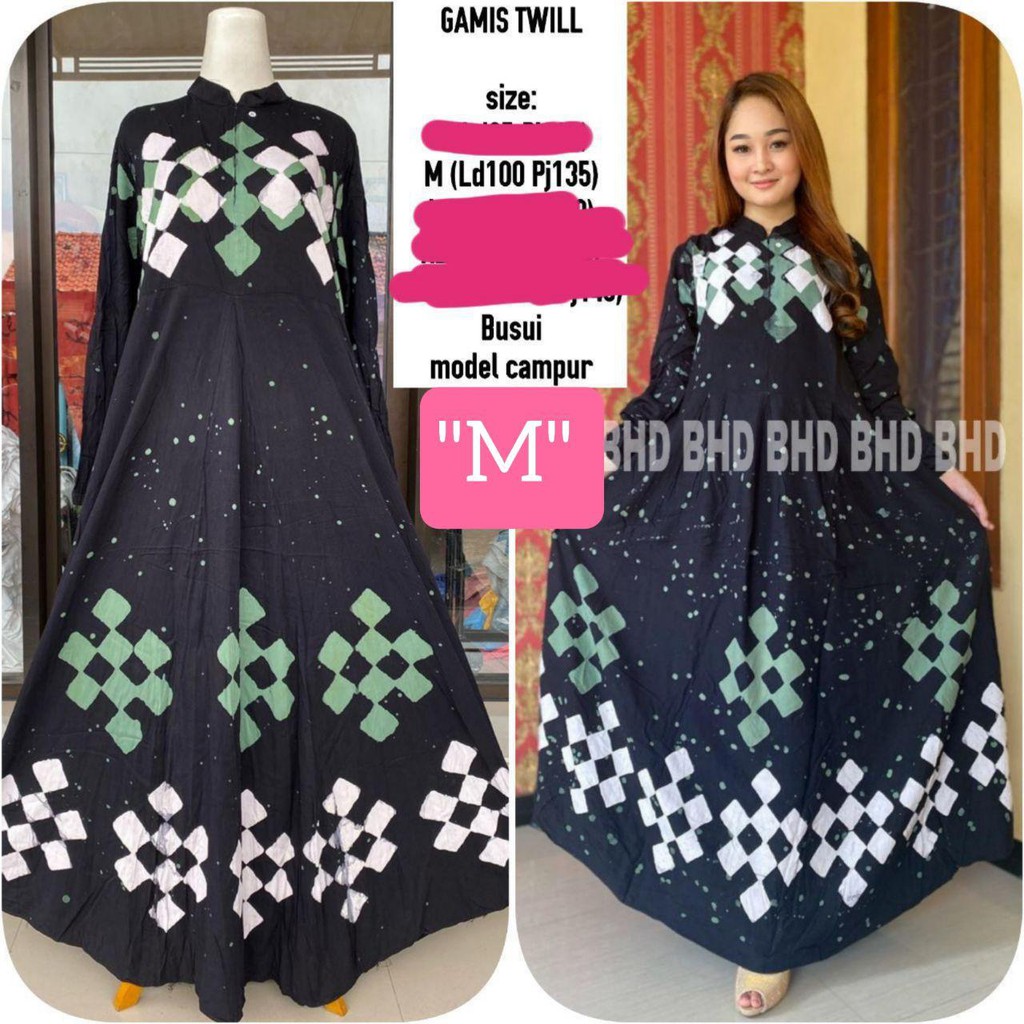 "READY" GAMIS TWILL SUPER ORI KLOK A size "M", (REALPICT) TERMURAH