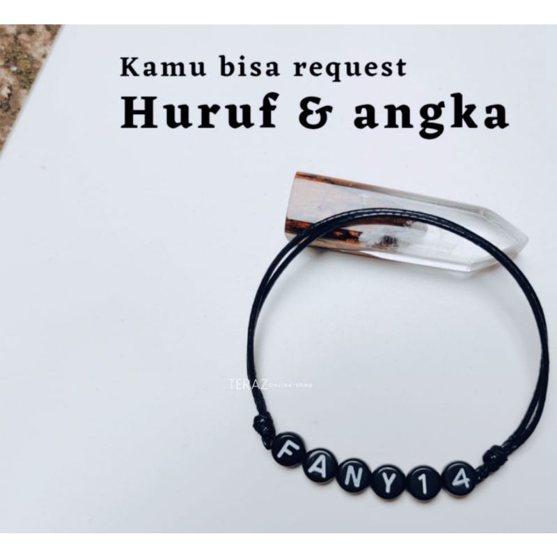 (COD) Gelang costum Gelang Nama