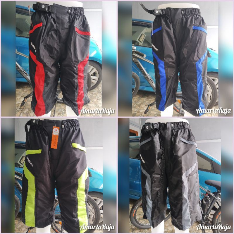 Celana Sepeda MTB Gowes Berpadding Busa Pendek