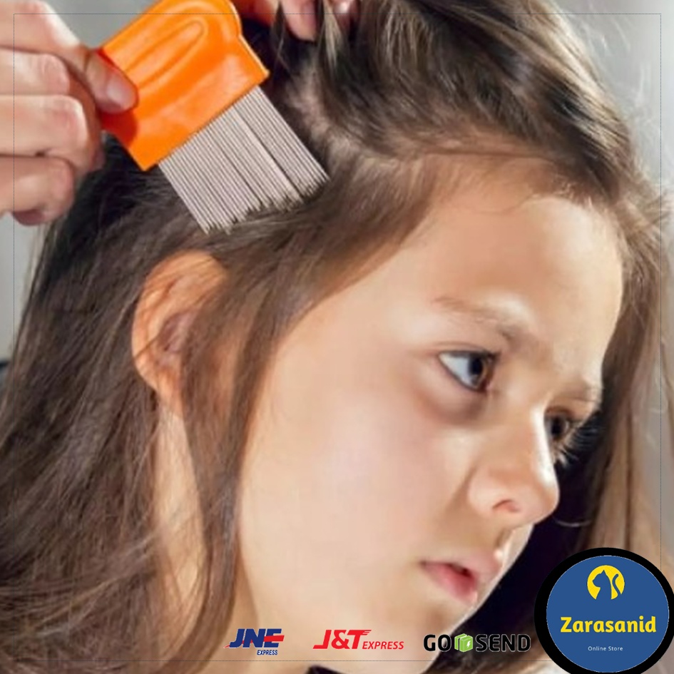 Sisir Serit Kutu Ajaib Pembasmi Ketombe Telur Kutu Logam Besi Stainles Murah Berkualitas