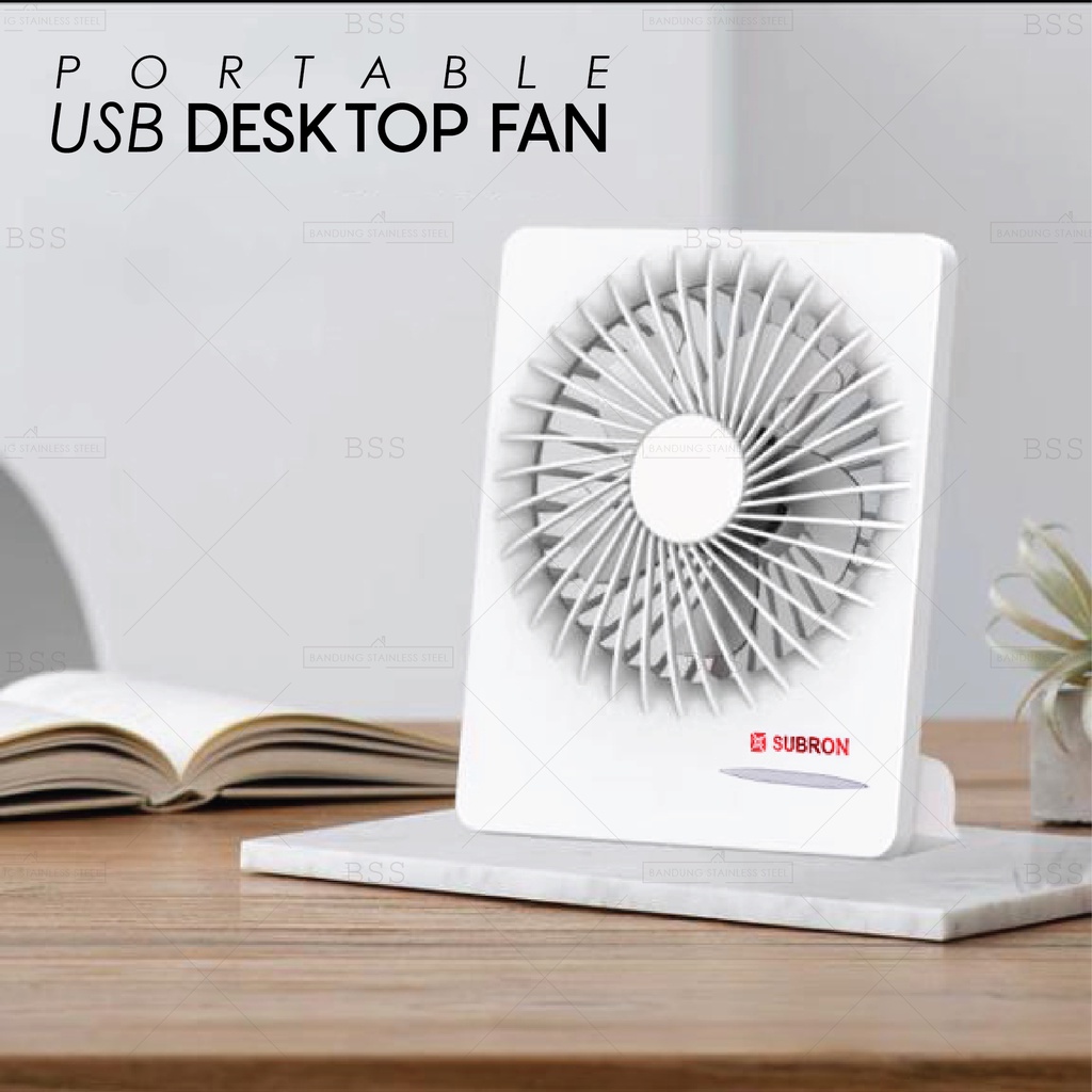 Kipas Angin Portable Fan USB Travel Desk Meja Senyap Sejuk Dingin Tidak Berisik