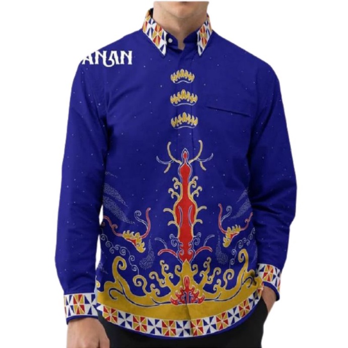 BATIK LAMPUNG MASIH BAHAN KAIN (WARNA KUNING)