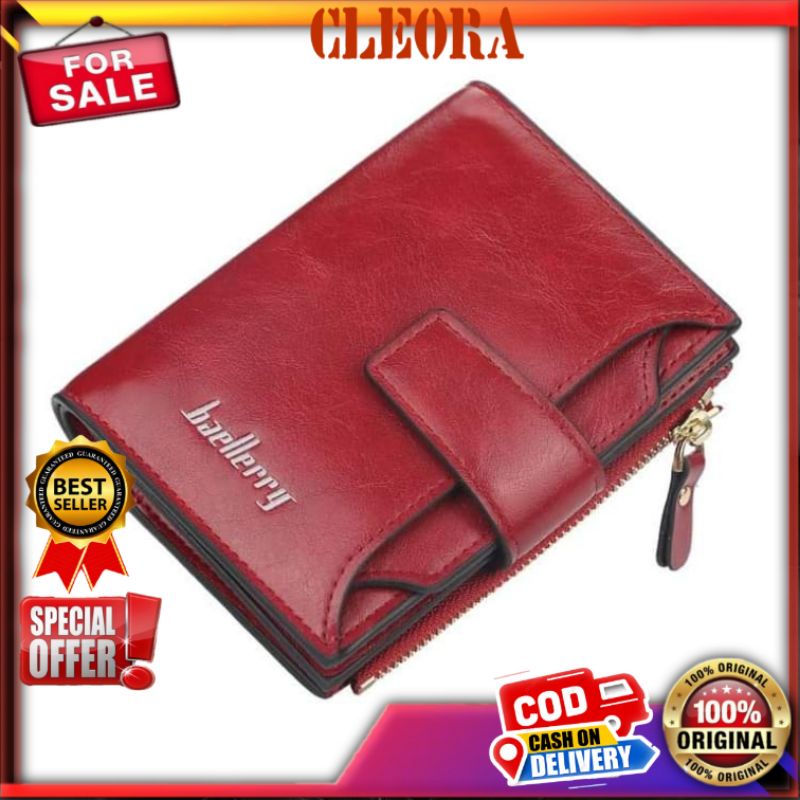 Dompet Wanita BAELLERRY Original Kecil Bahan Kulit PU Leather Premium Premium Kekinian Import Ori Do