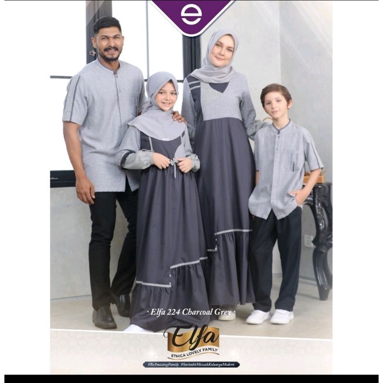 Ethica Elfa 224 ayumi 311 kahfi 190 ayumi kids 20 kahfi kids 141 charcoal grey