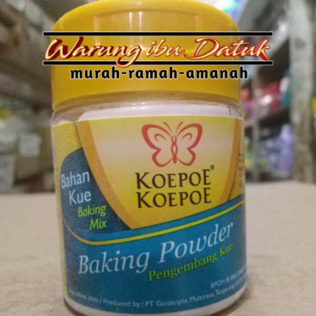 

Baking Powder cap KOEPOE KOEPOE | Kupu Kupu 45gr