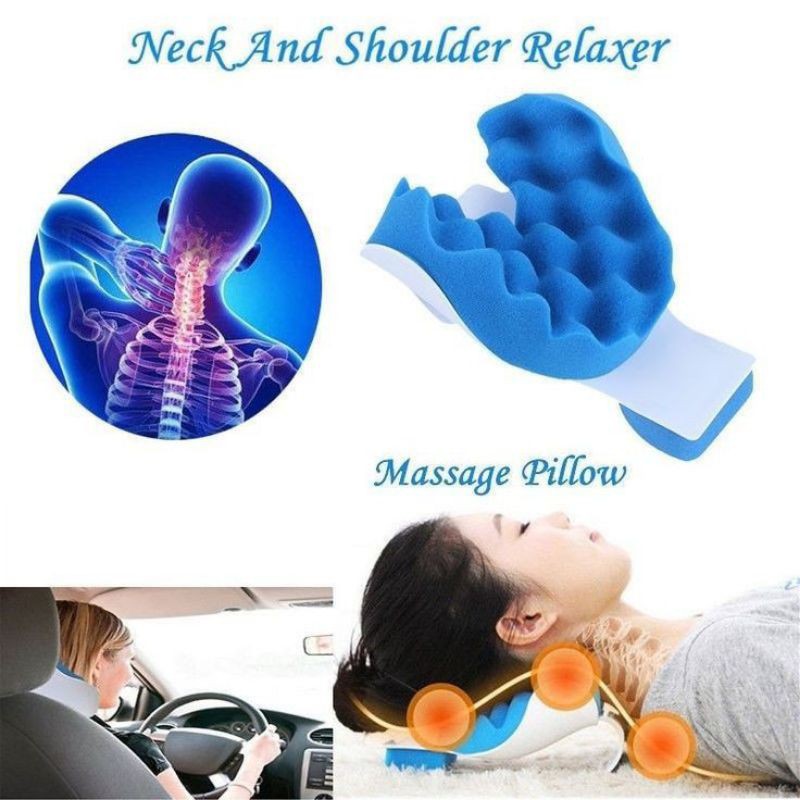 Bantal Terapi Leher Refleksi Kepala Bantal Capek Terapi Tulang Leher Punggung Relax NecK Revitalizer