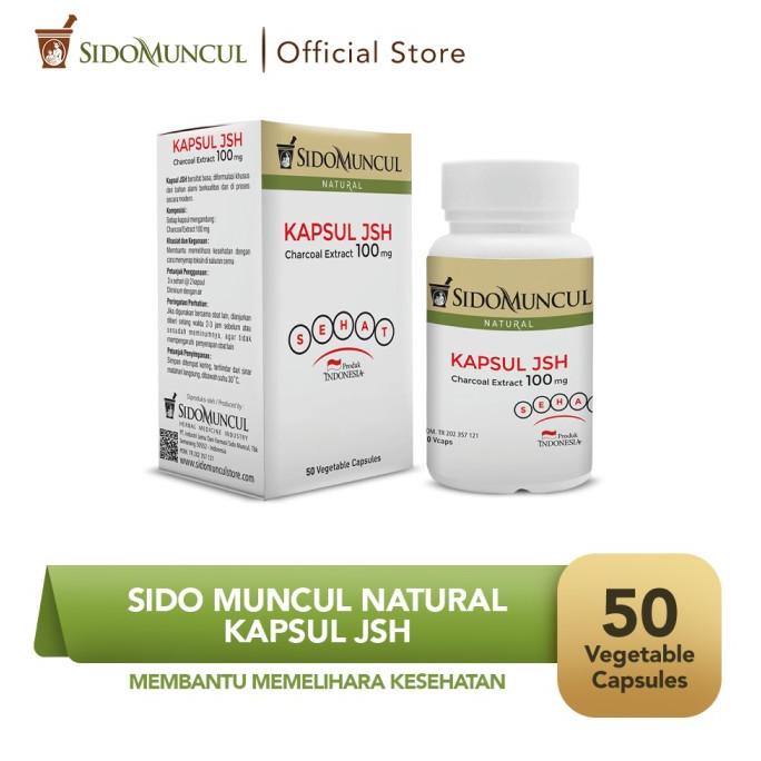 

TERLARIS Sido Muncul Kapsul JSH (50'k) - Ekstrak Charcoal Menyerap Toksin /OBAT HERBAL ASAM URAT/OBAT HERBAL PELANGSING/OBAT HERBAL KOLESTEROL/OBAT HERBAL DIABETES