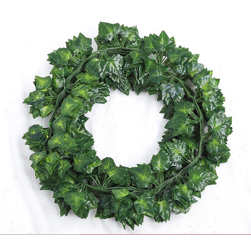 Satu7an PBP47 Daun Rambat Plastik Artificial Sulur Tanaman Hias Gantung Dekorasi Dinding Juntai-DAUN UBI JALAR