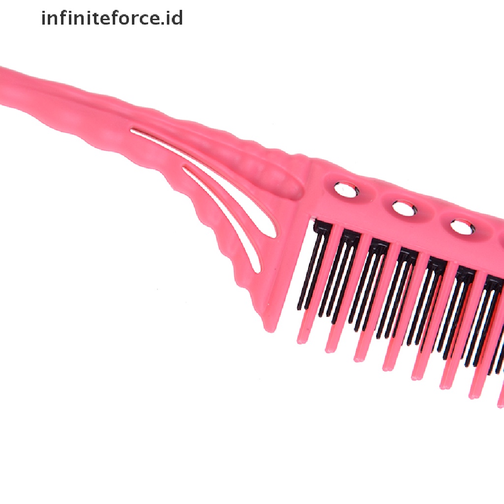 1pc Sisir Rambut 3 Baris Ekor Tikus Untuk Styling