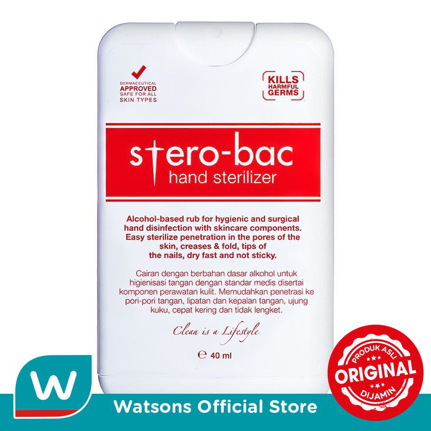 Sterobac Hand Sterilizer 40ml