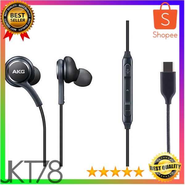 Earphone Samsung Galaxy Note 10 Type C Tune by AKG (Replika 1:1)