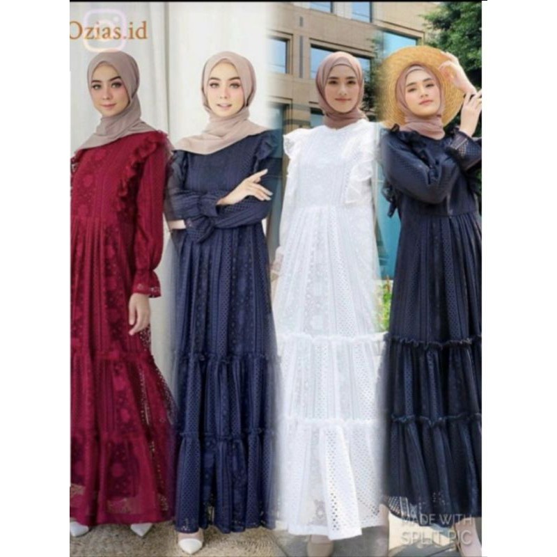 Gamis Brukat Premium Ozias ORI