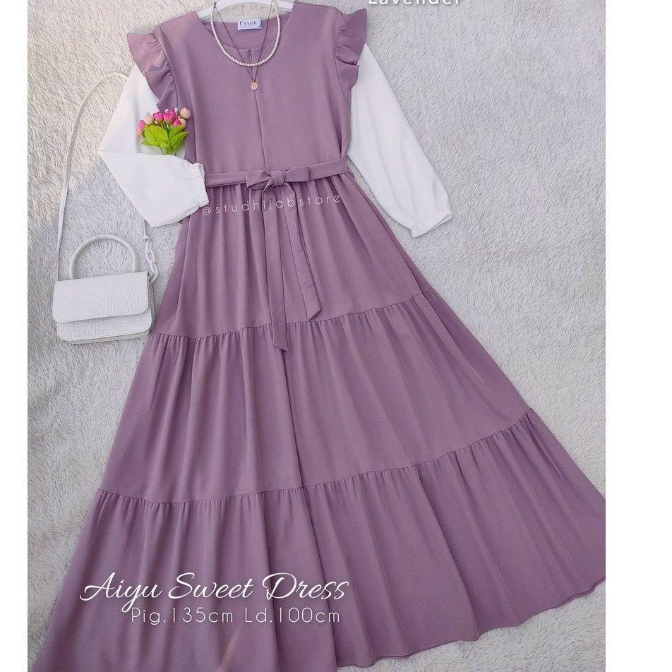 RECOMENDED Aiyu Sweet Dress/Pakaian Wanita/Dress/korea Style