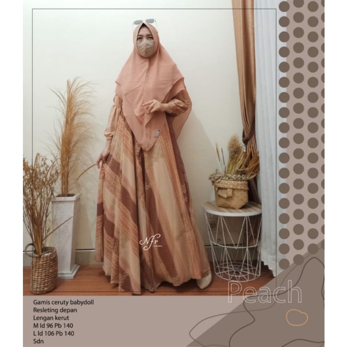 Gamis Ceruty Alwa