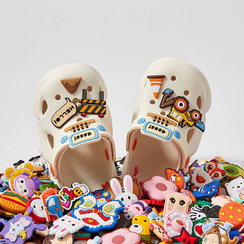 Sandal Anak    Y Anak Sandal Excavator Lucu Kartun Sandal Label Anak Anak-anak Besar Lubang sepatu