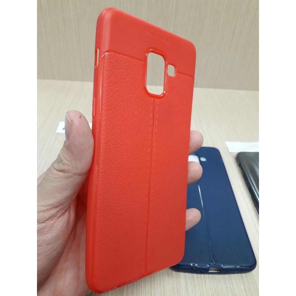 Autofocus Samsung A8 Plus 2018 6.0inch A8+ 2018 Leather Case AUTOFOCUS