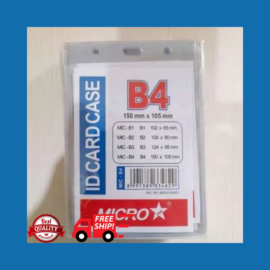 Jual PLASTIK ID CARD B4 /B3 (ISI 20) | Shopee Indonesia