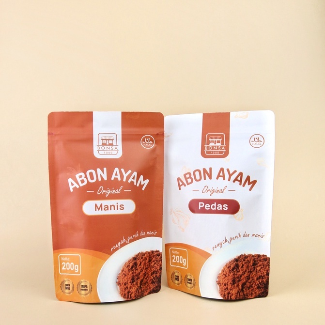 

Bonsafood Mix Abon Ayam Manis & Pedas - 400gr