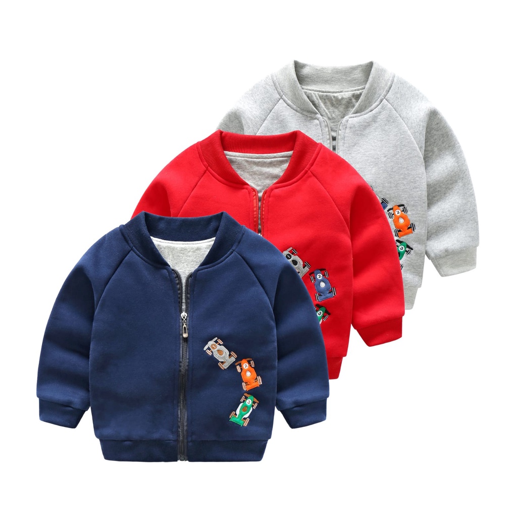 HappyOliver PASSWORD JAKET anak laki laki bayi Atasan Sweater 1 - 7 Tahun Baju Anak BerKualitas PART2