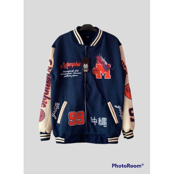VARSITY JAKET VINTAGE MEMPHIS ORIGINS/JAKET VARSITY MEMPHIS ORIGINS/JAKET VARSITY BOMBER/JAKET VARSI