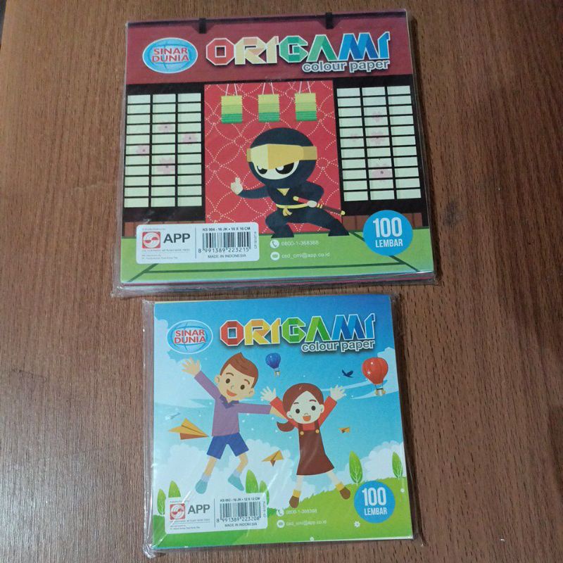 

kertas origami/origami colour paper sidu 100lembar