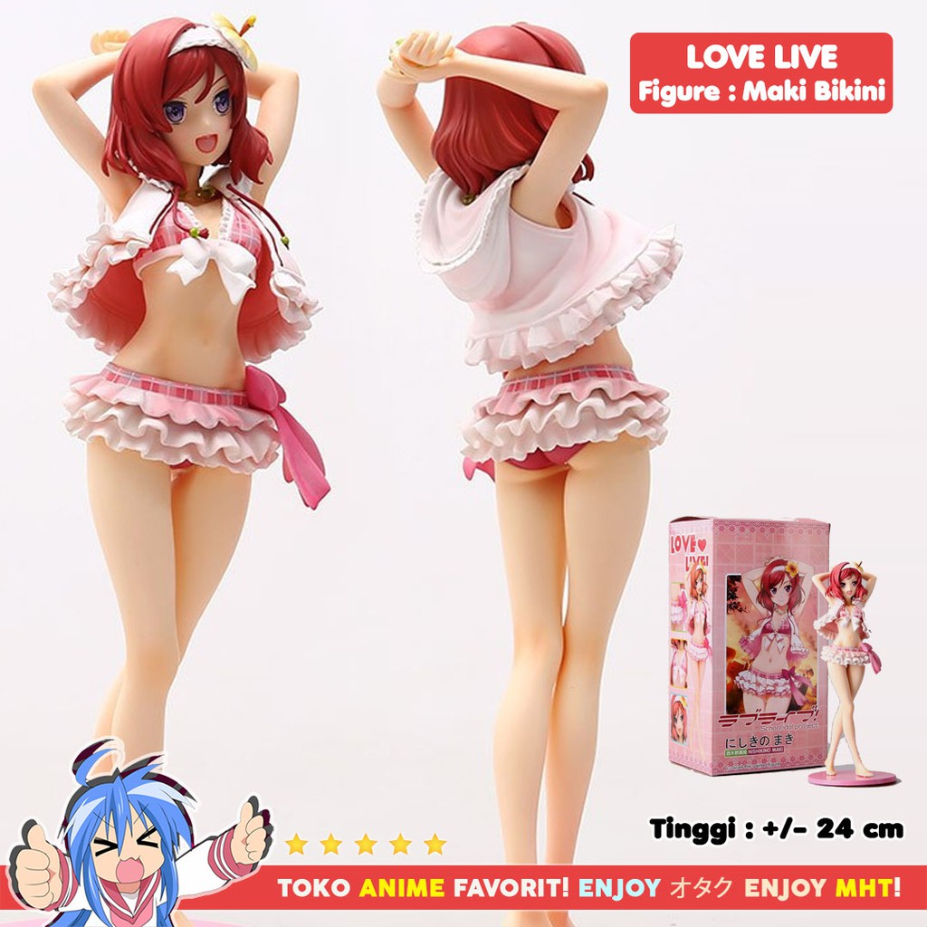 Figure Anime Love Live Maki Nishikino Swim Wear Version Bikini