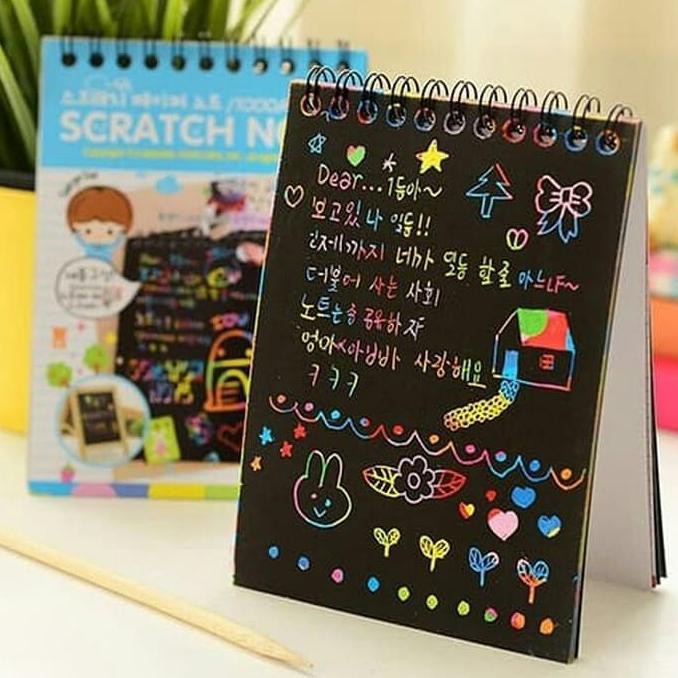 

EDISI TERBARU SCRATCH NOTE / BUKU GAMBAR ANAK -ANAK KEKINIAN