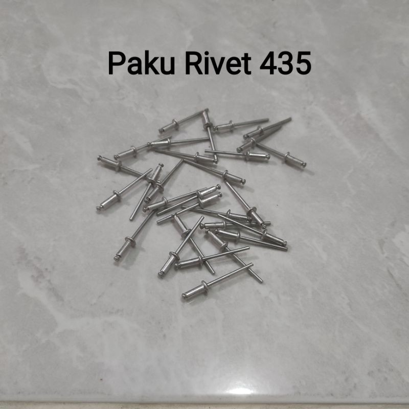 Paku Rivet Rivetti 435 Ukuran 3,2mmx9,5mm Isi 100 pcs