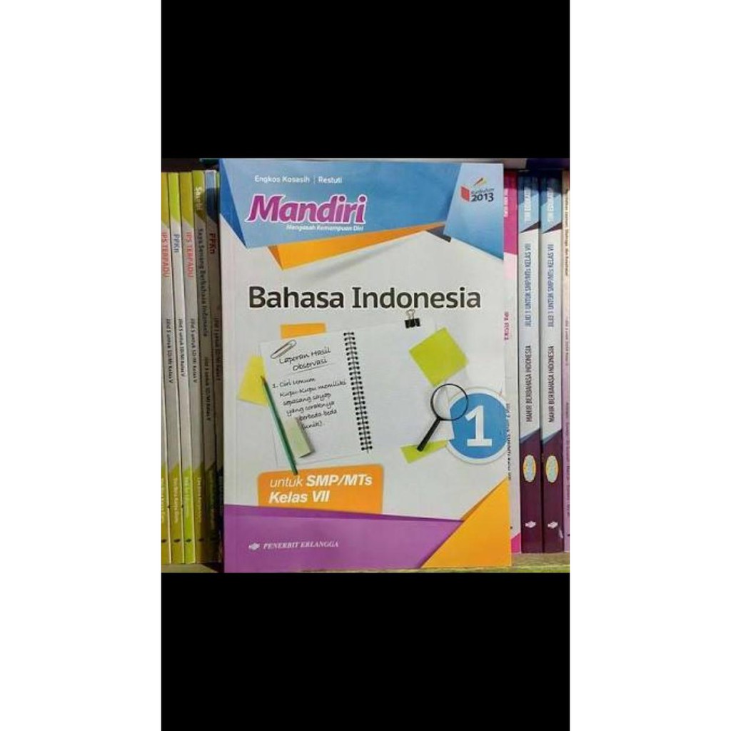 

Buku Mandiri Bahasa Indonesia kelas 7 revisi erlangga LIMITED