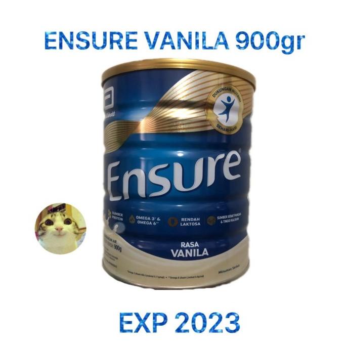 

Ensure gold susu bubuk formula 900 gram vanila kaleng orang tua lansia