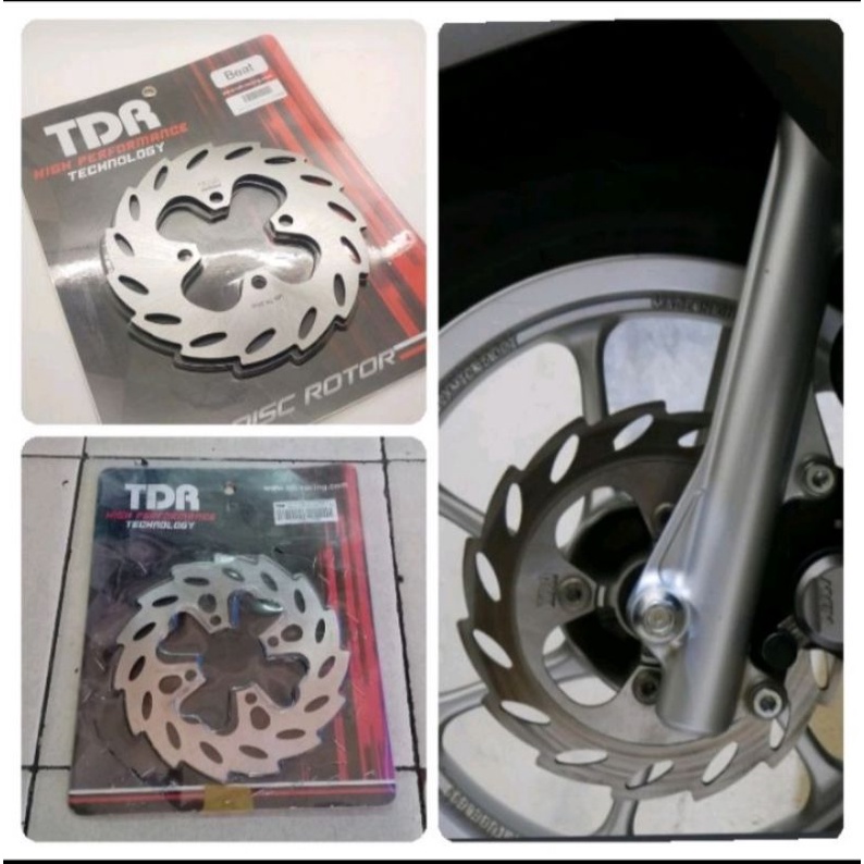 PIRINGAN CAKRAM DEPAN ORIGINAL TDR UNTUK MOTOR MIO LOBANG 4 PNP