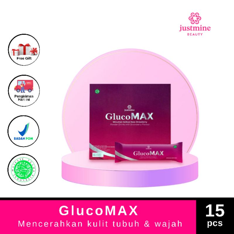 

GlucoMAX Justmine Nutrisi Susu Pemutih Pencerah Kulit