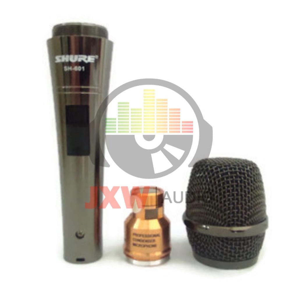 MIC KABEL CONDENSER SHURE SH-601/ MIC CONDENSER SHURE SH601 /MICROPHONE CONDENSER SHURE SH 601