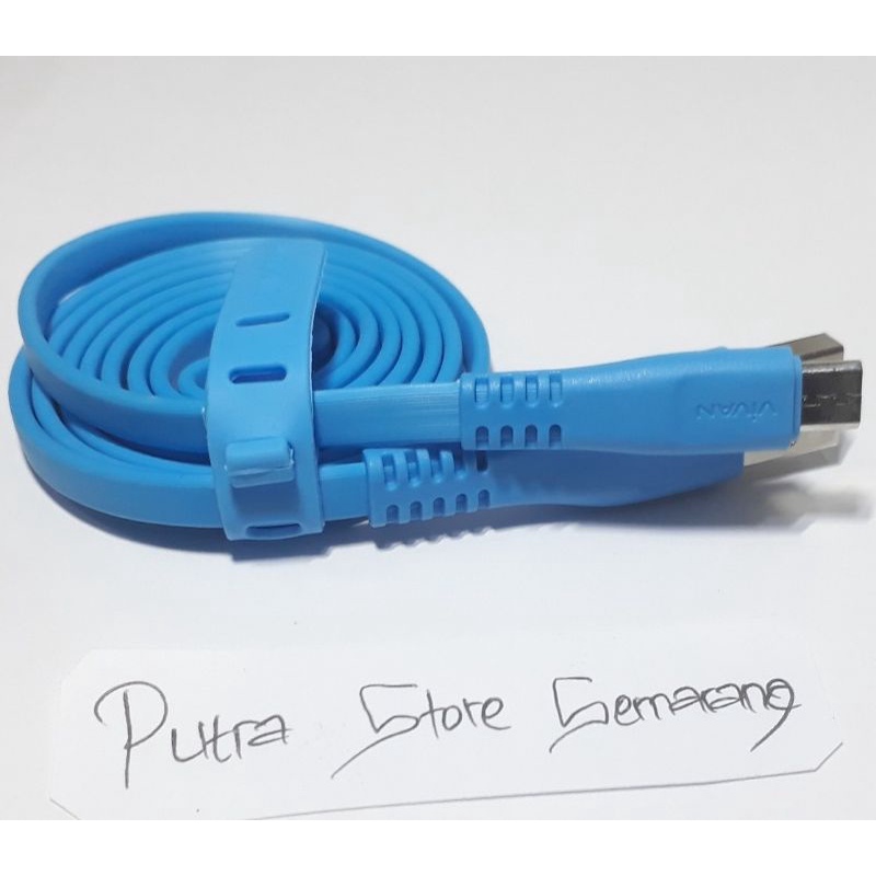 Kabel Data Vivan Kabel Charger Fast Charging Vivan Kabel Vivan CSM100 1 Meter Biasa Micro Usb
