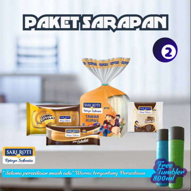 

SARI ROTI paket sarapan 2