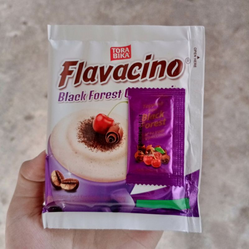 Torabika Flavacino Black Forest Cappuccino Sachet 21,5gr Ecer