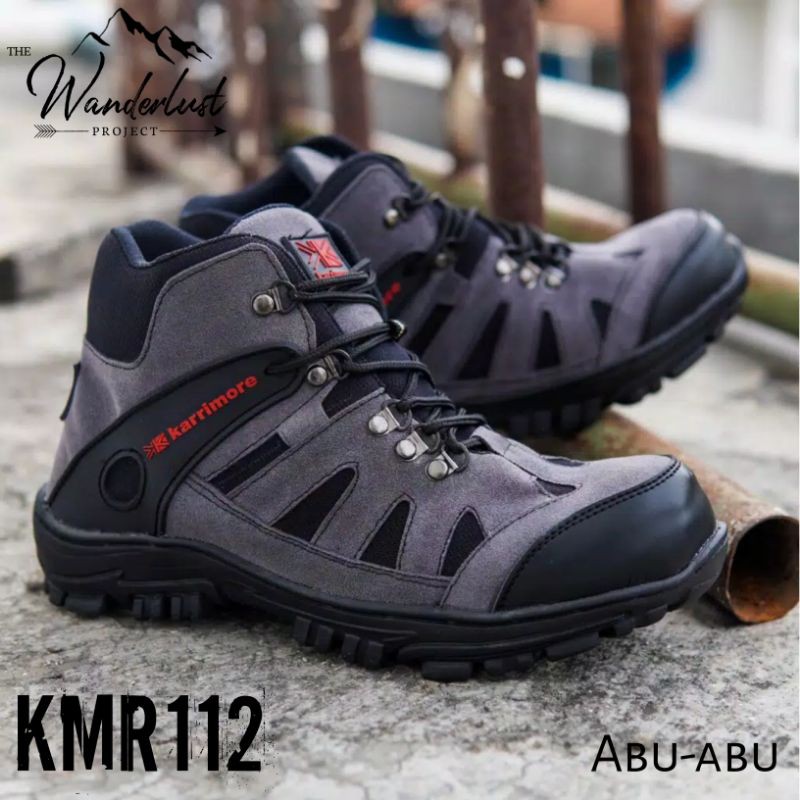 Karrimore Suede Grade Sepatu Safety, Haiking, Raiding