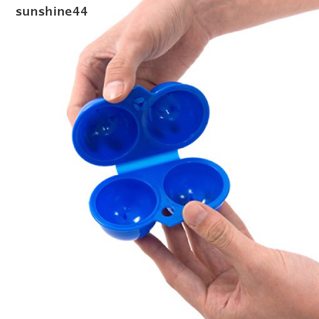 Sunshine Kotak Penyimpanan Telur Portable Bahan Plastik Untuk Outdoor / Camping