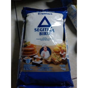 

hbt204tt Tepung Segitiga Biru+Segitiga Biru Premium 1Kg+Untuk Aneka Makanan Da01D100