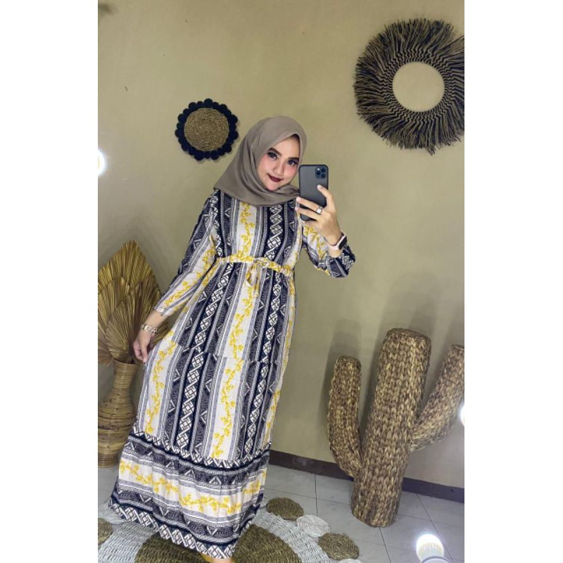 GAMIS Lurik Bahan Rayon Viscose Premium