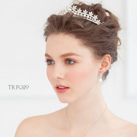 [SIAP KIRIM] HEADPIECE WEDDING MAHKOTA PENGANTIN AKSESORIS RAMBUT TIARA TRP029