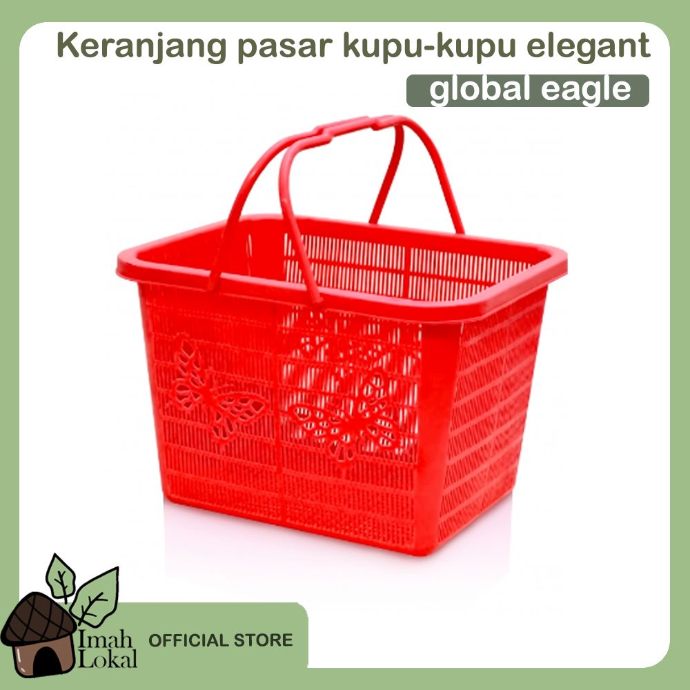 

Keranjang Pasar Kupu Kupu B Elegant / Keranjang Plastik Global Eagle