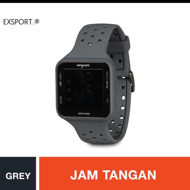 PRELOVED Exsport Citylife Square Digital Watch-Grey
