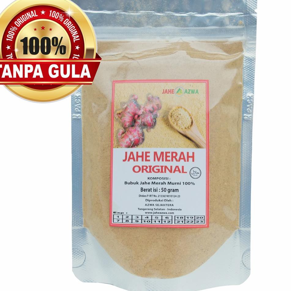 

Baru WM6RS Jahe Merah Murni Azwa 100% Tanpa Gula 33 Ready Stock