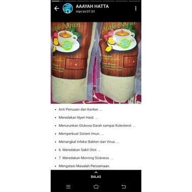 

minuman jahe merah instan Mak Nyun