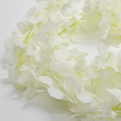 WANFlower Bunga Juntai Wisteria 2M * BROKEN WHITE