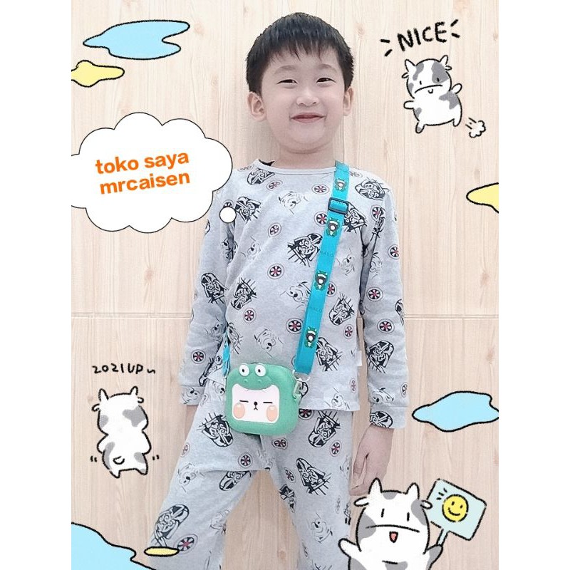 TAS JELLY anak lucu karakter biscuit kodok dino lilo unicorn fashion